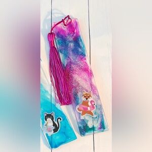 Handmade Resin Shiba Dog Pet Bookmark